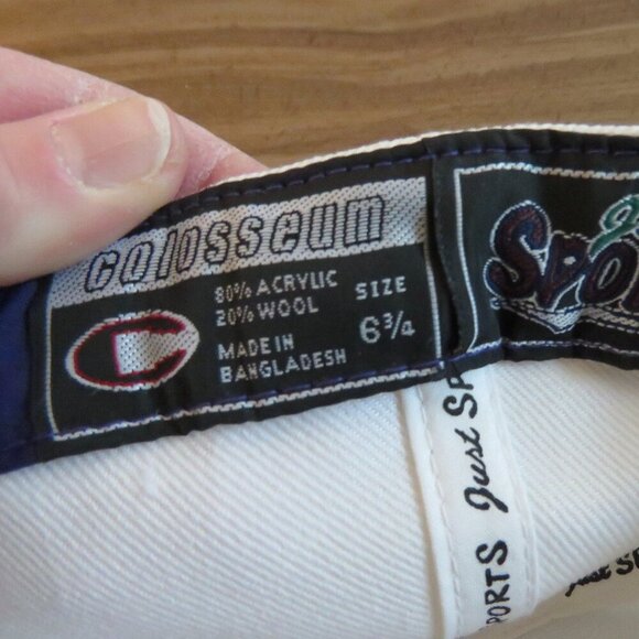 COLOSSEUM JUST SPORTS Washington Huskies Wool Blend Fitted Cap *Player Sz 6 3/4 - Picture 9 of 10